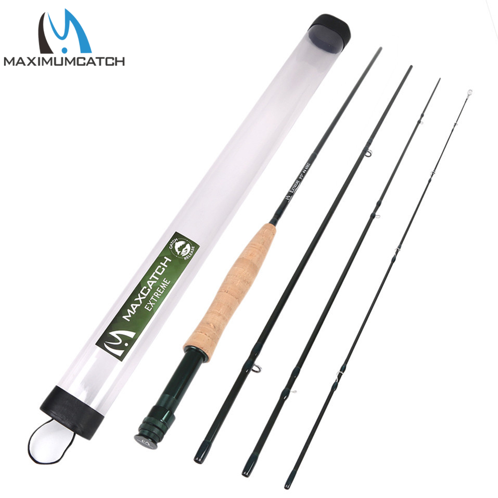 Fishing Rod Ice - Maximumpick-フライフィッシングロッド,カーボンファイバー,3/4/5/6/8 wt,im8,4個