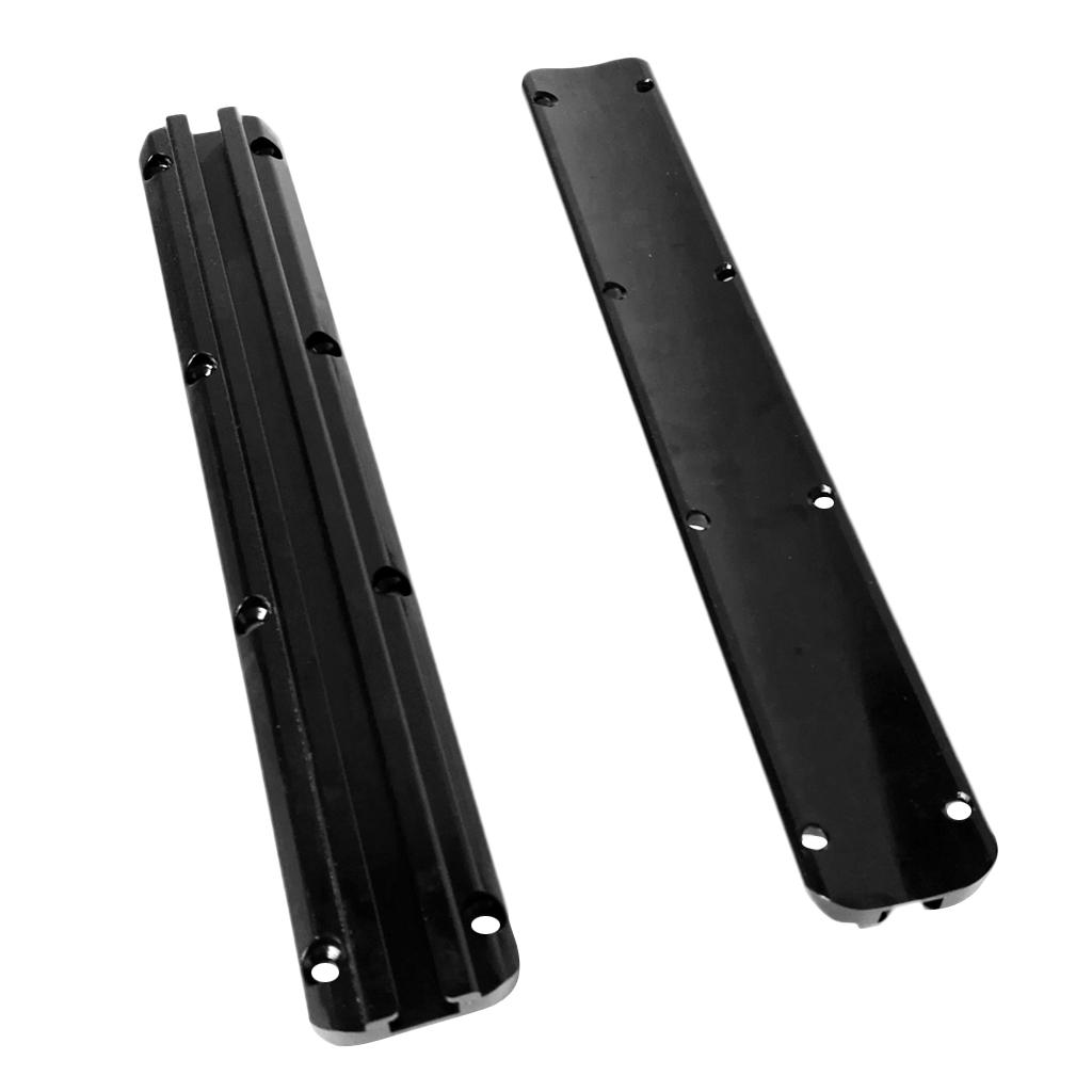 Fishing Rod Rack - カヤックトラックレール アルミ製取り付けシステム 11.8インチ カヌーハードウェア 釣り竿ラック カヤックパーツ用