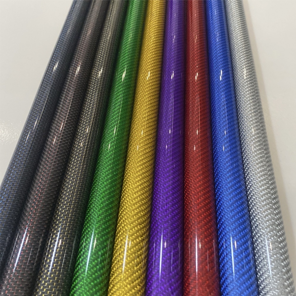 Fishing Rod Carbon Fiber - カーボンファイバーチューブ カラー3Kツイルグロス ジャグリングスティック、釣り竿、ドローン用