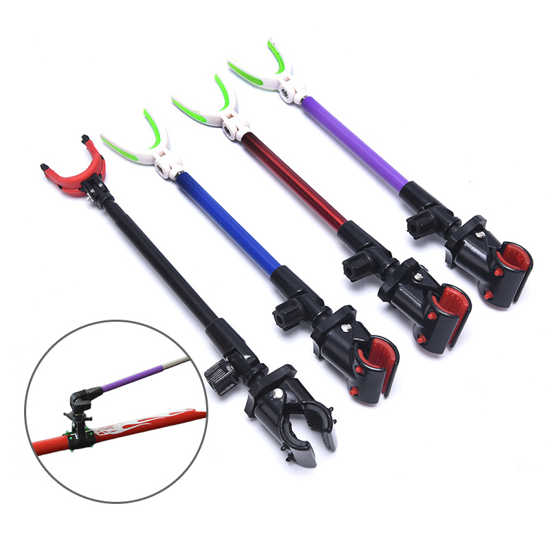 Fishing Rod Casting - 新しい伸縮式釣り竿ホルダー 3 セクションブラケットサポートスタンドツール