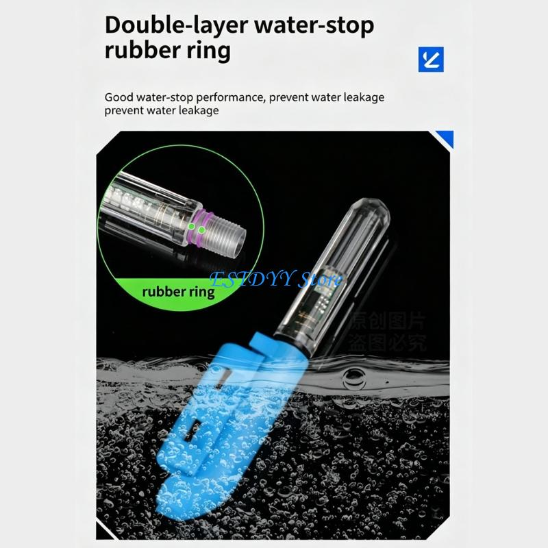 Fishing Rod Tip Replacement - G6DE 釣り竿先端グロースティック LED ライトクリップオンロッド先端グロースティック取り外し可能