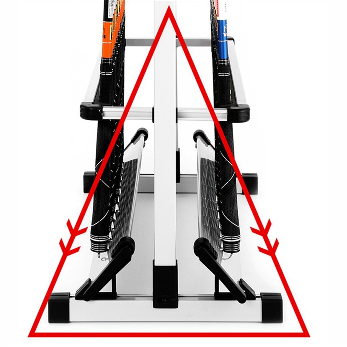 Fishing Rod Rack - ABST アルミ製釣り竿ホルダー 釣り竿収納ラック 容量12本 釣り竿ツール