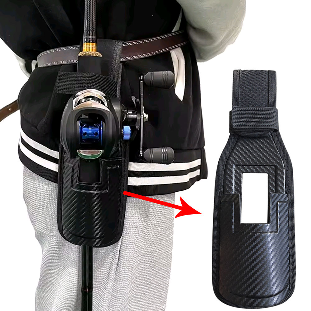 Fishing Rod Surf - 釣り用ウエストロッドホルダー サーフキャスティング用釣り竿保持ベルト アウトドアルアー釣りツール ポータブルレザーインサートロッドバッグ