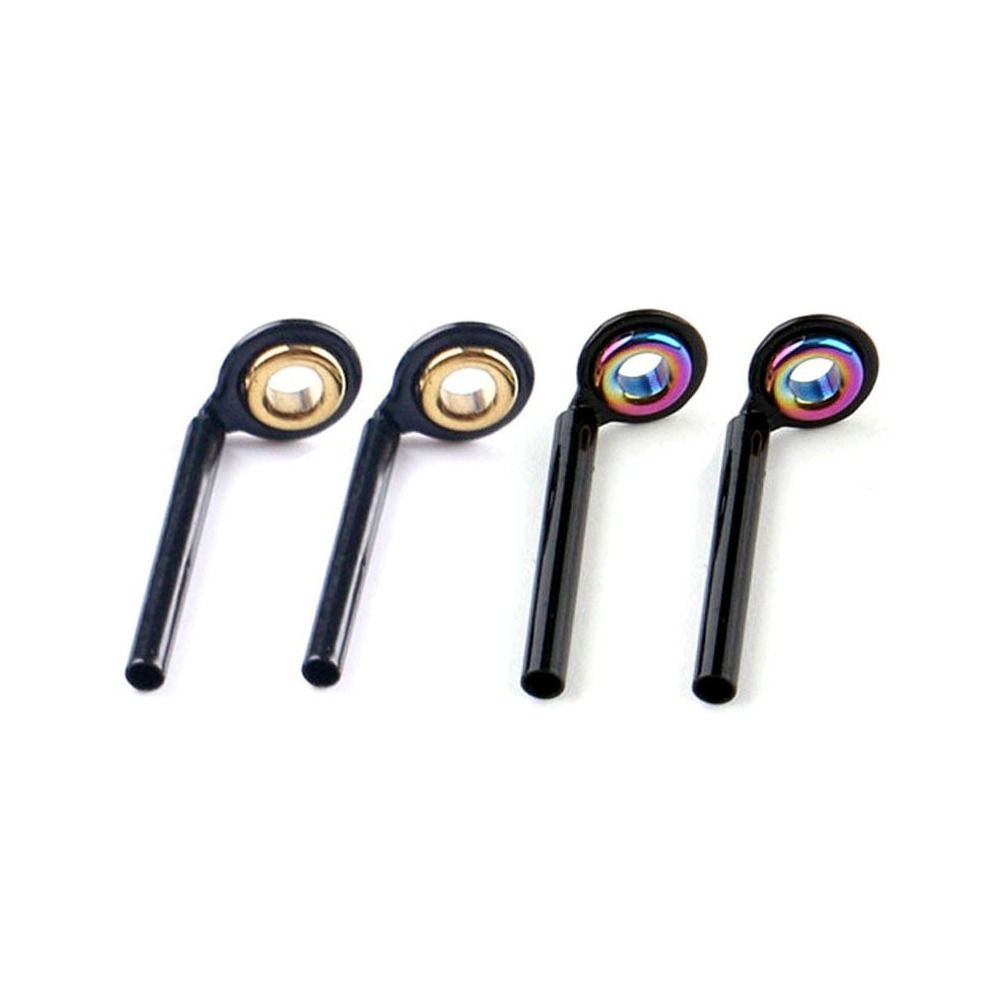 Fishing Rod Repair Kit - 新しい O リング釣竿ガイドステンレス鋼楕円形先端修理キット 0.8 ミリメートル-2.0 ミリメートル釣り目セラミックリング