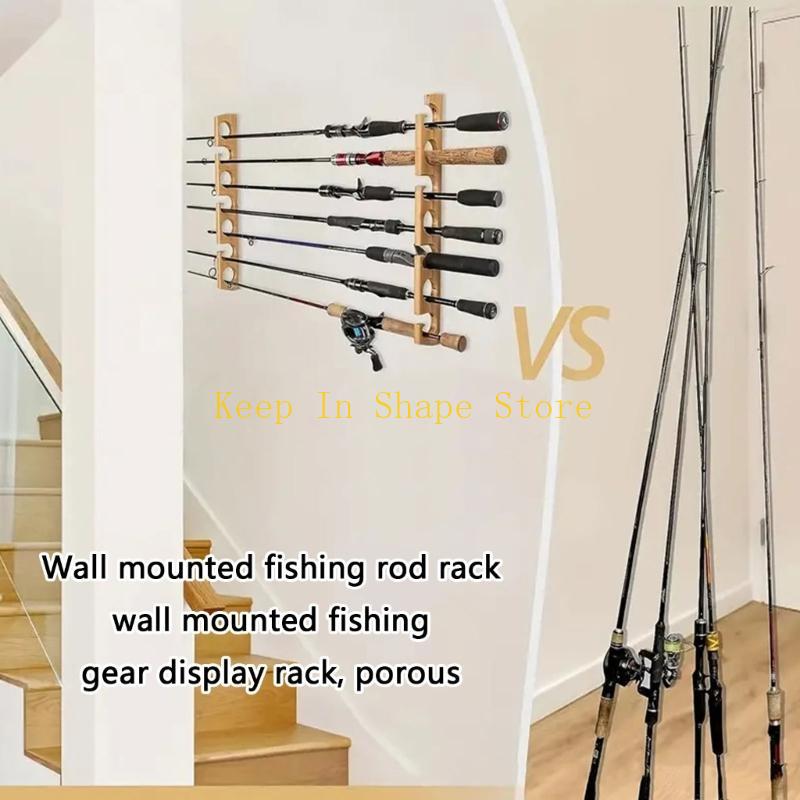 U1JC 壁または天井に取り付けられた釣竿ハンガー収納オーガ - Fishing Rod Rack のレビューと価格