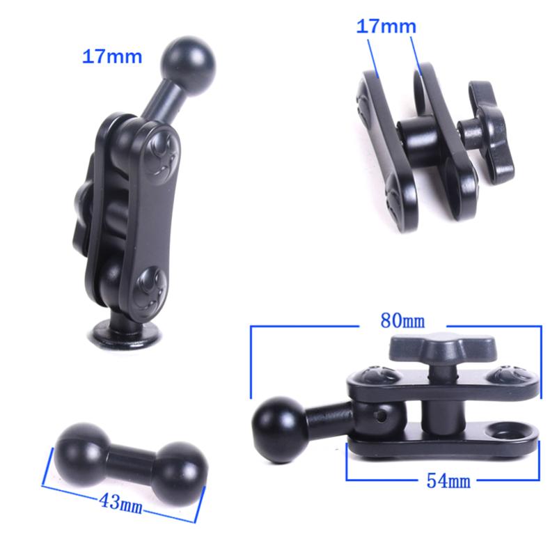 合金製17mmボールマウント延長アダプター回転式延長ロッド  - Fishing Rod Holder のレビューと価格