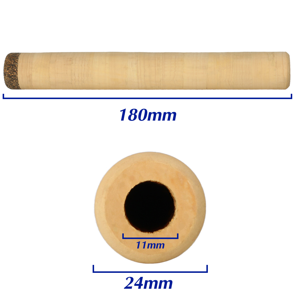 3A品質の純粋なコルクハンドル、ストレートラバーコルクエンド - Fishing Rod Ice のレビューと価格