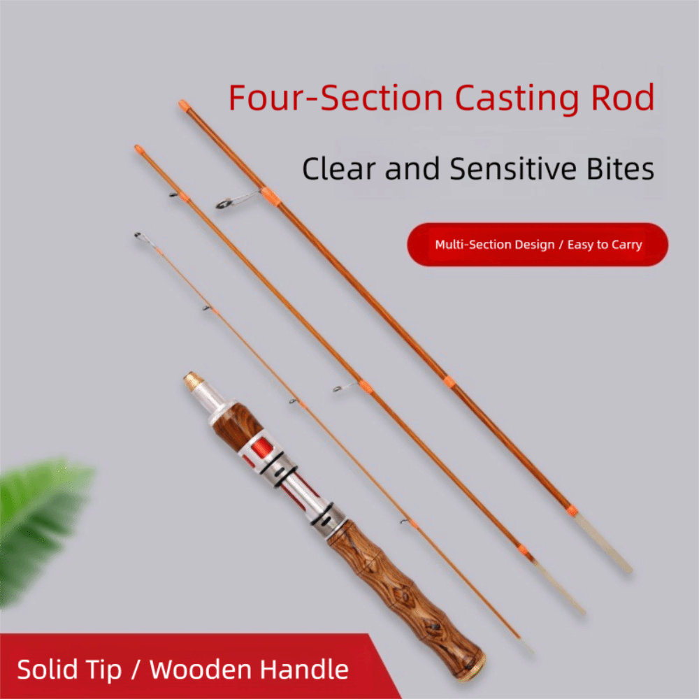 高品質4セクションスピニングフィッシングロッドULパワー カ - Fishing Rod Spinning のレビューと価格