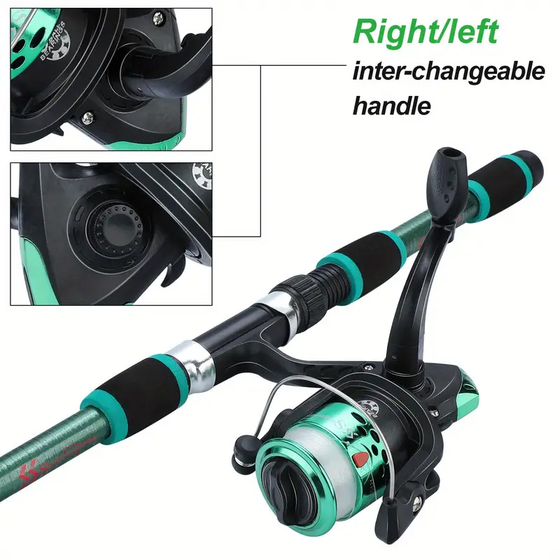 BRAVMACK 伸縮式釣り竿フルキット スピニングリール付 - Fishing Rod Spinning のレビューと価格