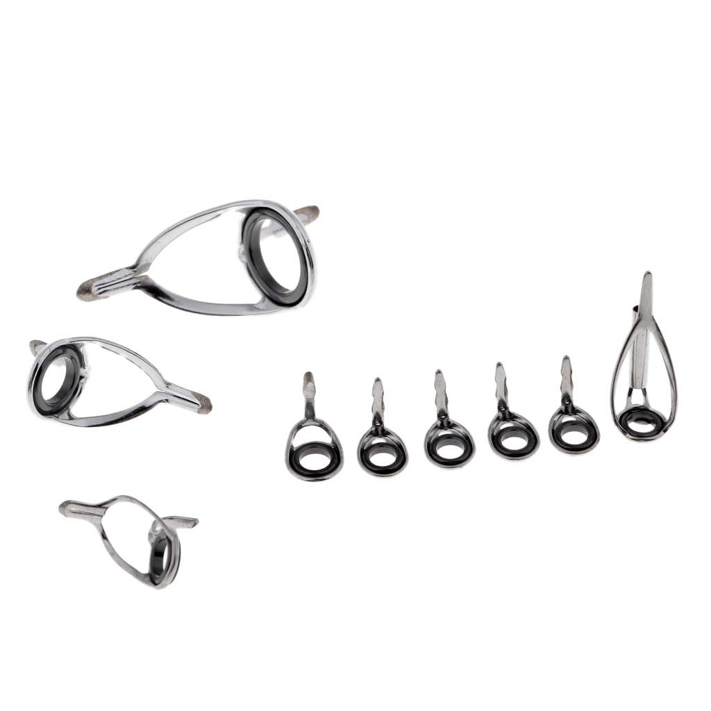 ベイトキャスティングロッドガイド釣り竿チップトップ交換用スチ - Fishing Rod Tip Replacement のレビューと価格