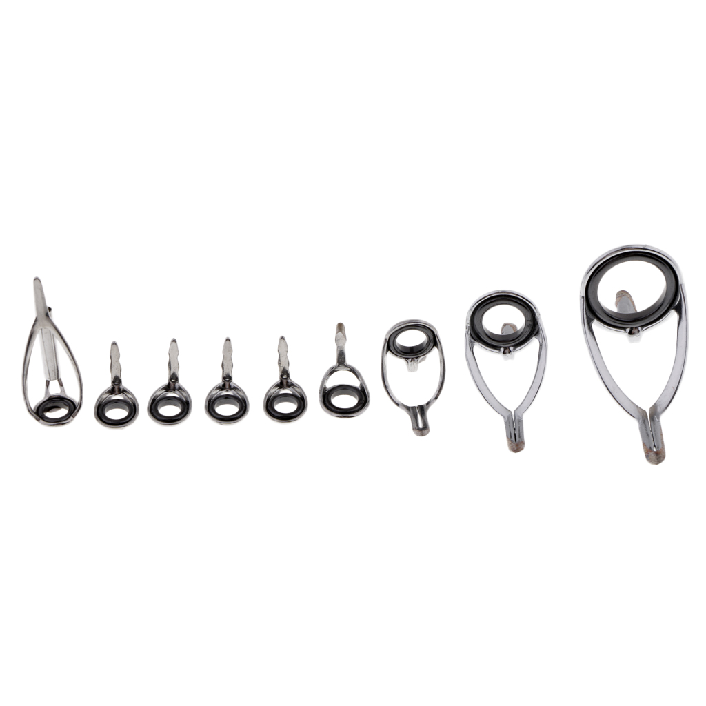 ベイトキャスティングロッドガイド釣り竿チップトップ交換用スチ - Fishing Rod Tip Replacement のレビューと価格