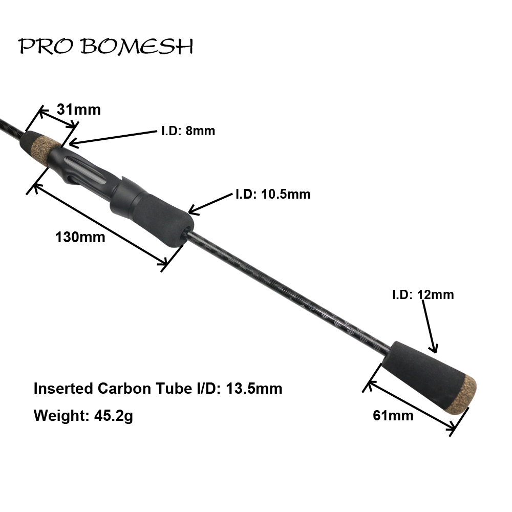 Pro bomesh-釣り竿キット,1セット,tvスイベルリ - Fishing Rod Building Kit のレビューと価格