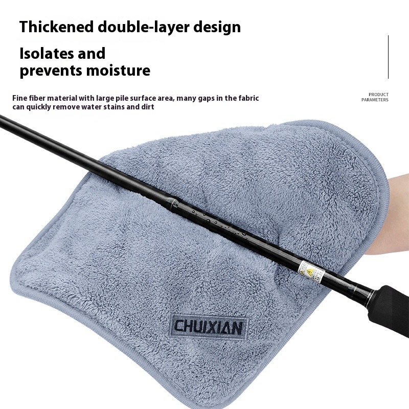 超柔らかく速乾性のある釣り用タオル、超微細繊維タオル、屋外釣 - Fishing Rod Carbon Fiber のレビューと価格