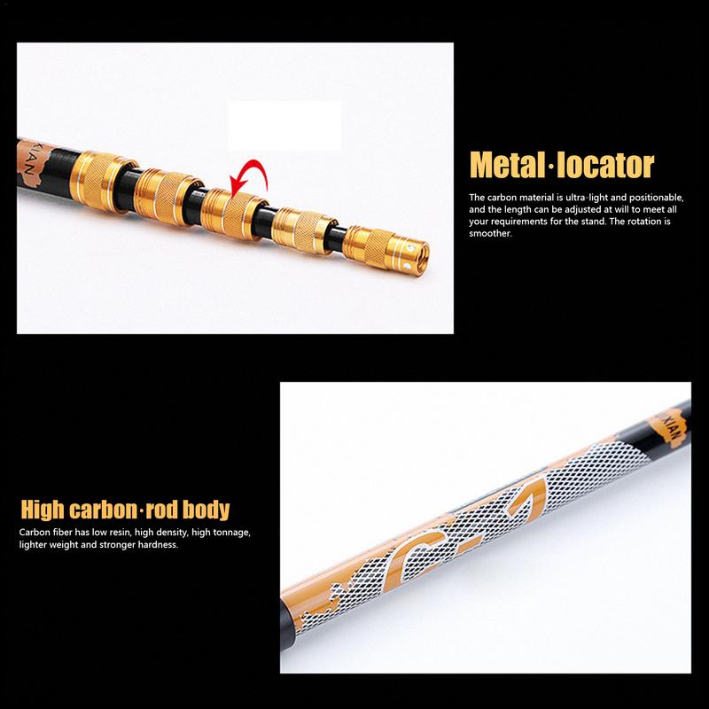 伸縮自在の釣り竿ホルダー,360度調整可能な釣り竿ホルダー - Fishing Rod Carbon Fiber のレビューと価格