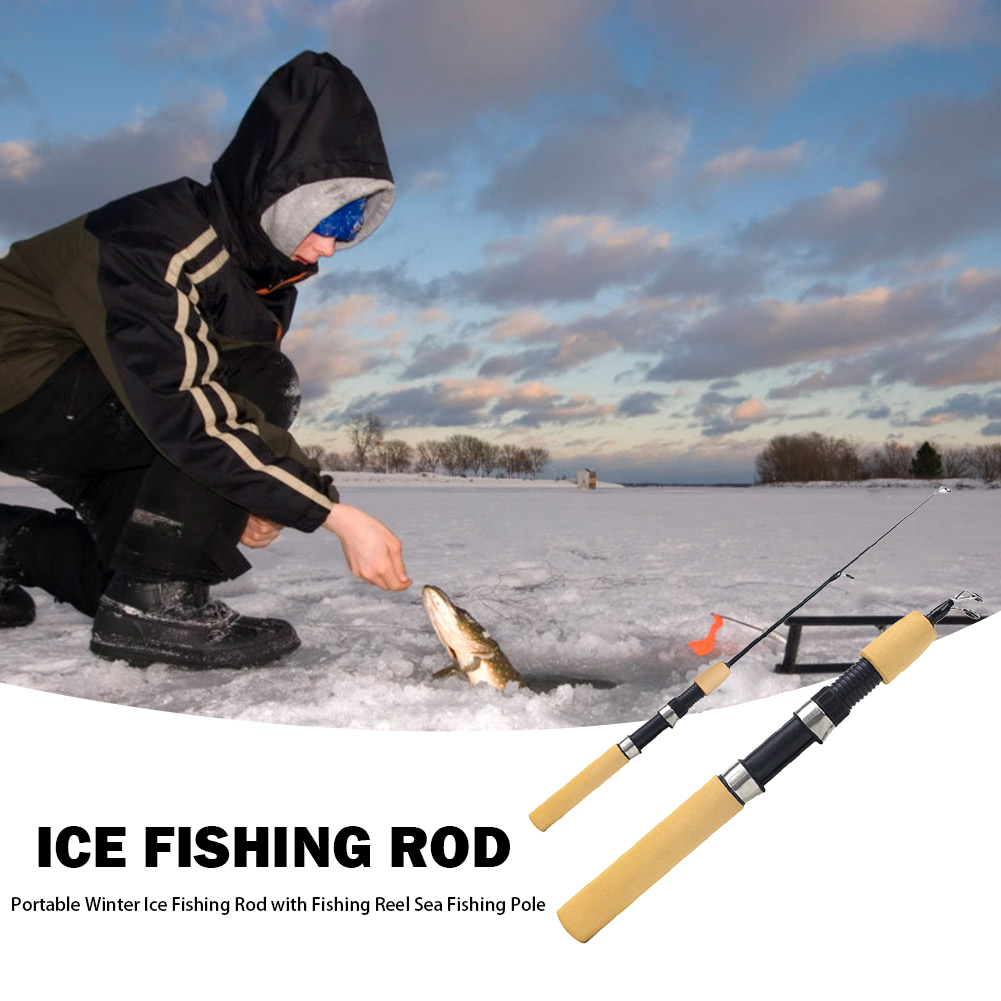 アイスフィッシングロッド ポータブルスピニングキャスティング - Fishing Rod Ice のレビューと価格