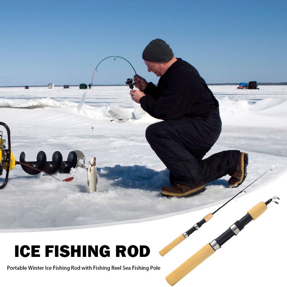 アイスフィッシングロッド ポータブルスピニングキャスティング - Fishing Rod Ice のレビューと価格