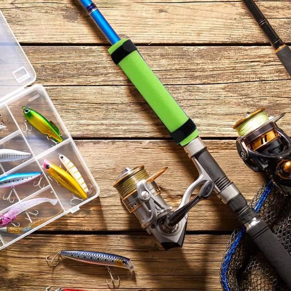 フォーム製釣り竿スポンジカバー、ストラップ付きロッドフロート - Fishing Rod Repair Kit のレビューと価格