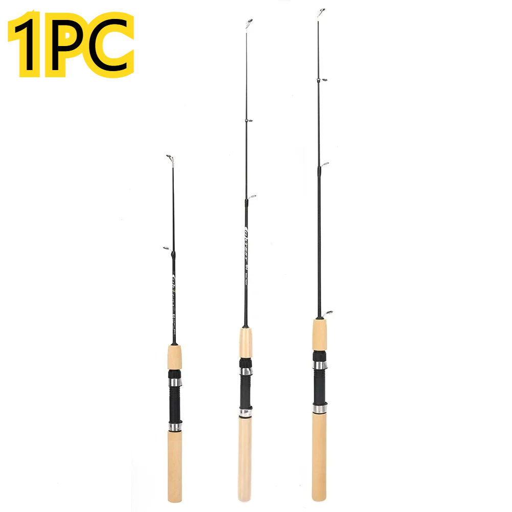 60/80/100 センチメートル氷釣り竿ポータブルカーボン - Fishing Rod Travel のレビューと価格