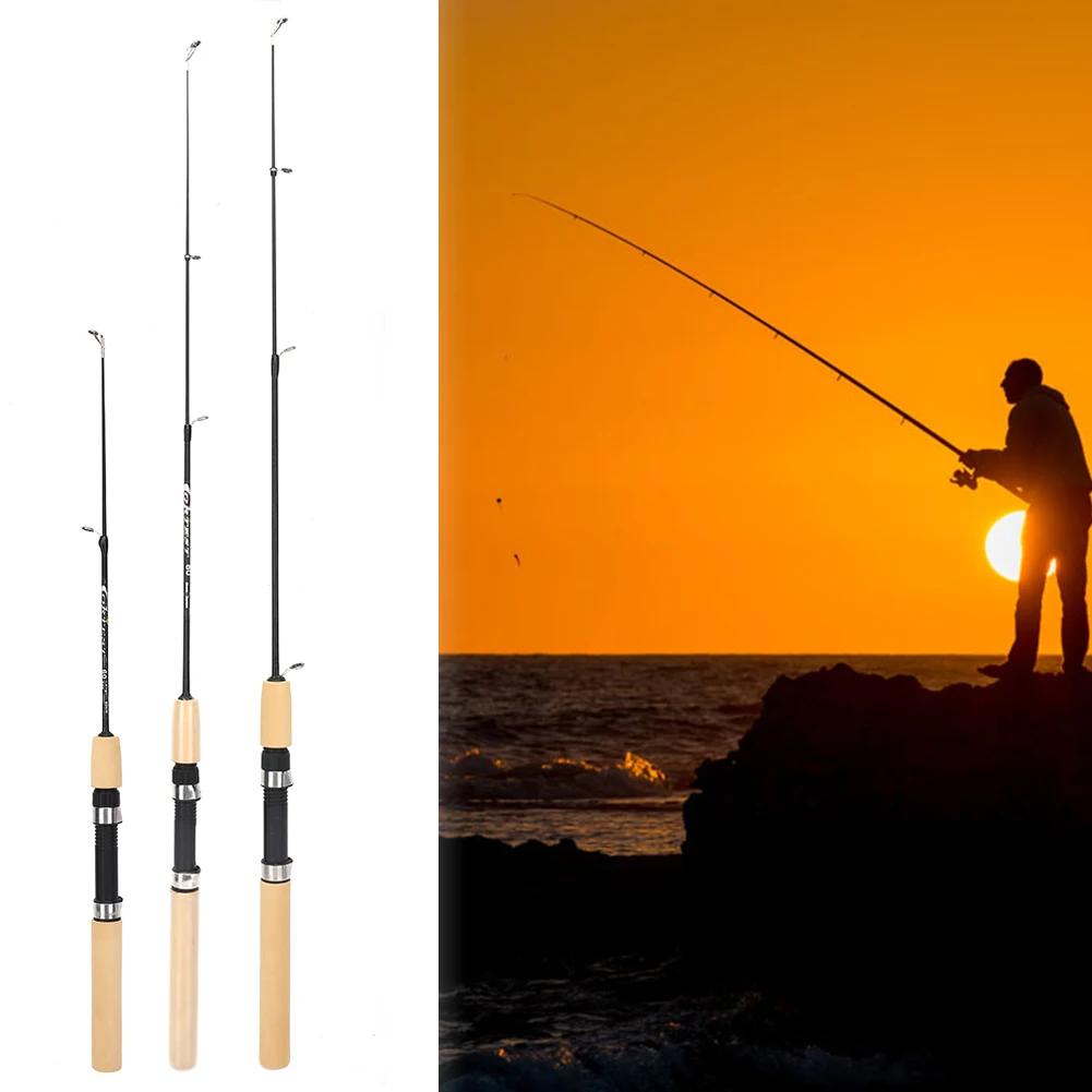60/80/100 センチメートル氷釣り竿ポータブルカーボン - Fishing Rod Travel のレビューと価格