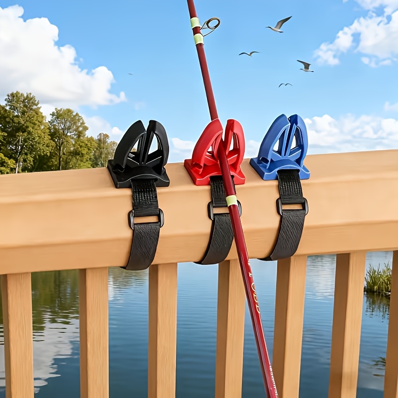 釣り竿ブラケット、調節可能なストラップ付き、ABS素材製、持 - Fishing Rod Travel のレビューと価格