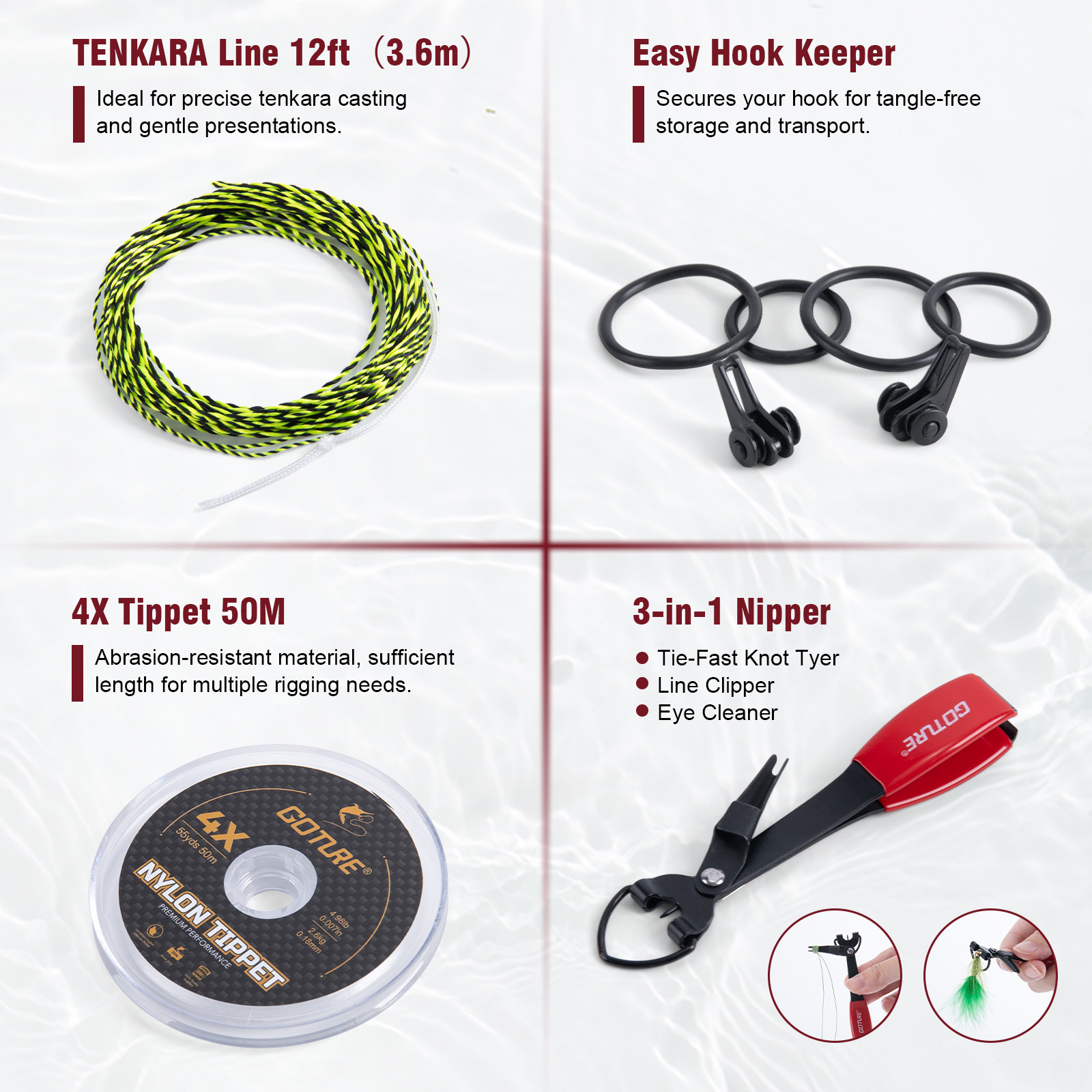 Goture 釣り竿コンボ フライフィッシング テンカラロッ - Fishing Rod Combo のレビューと価格
