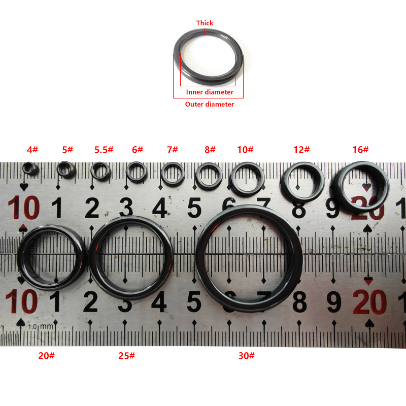 ✰ ✪ 48 個の釣り竿ガイド交換リングラウンドコネクタ耐久 - Fishing Rod Guide Replacement のレビューと価格