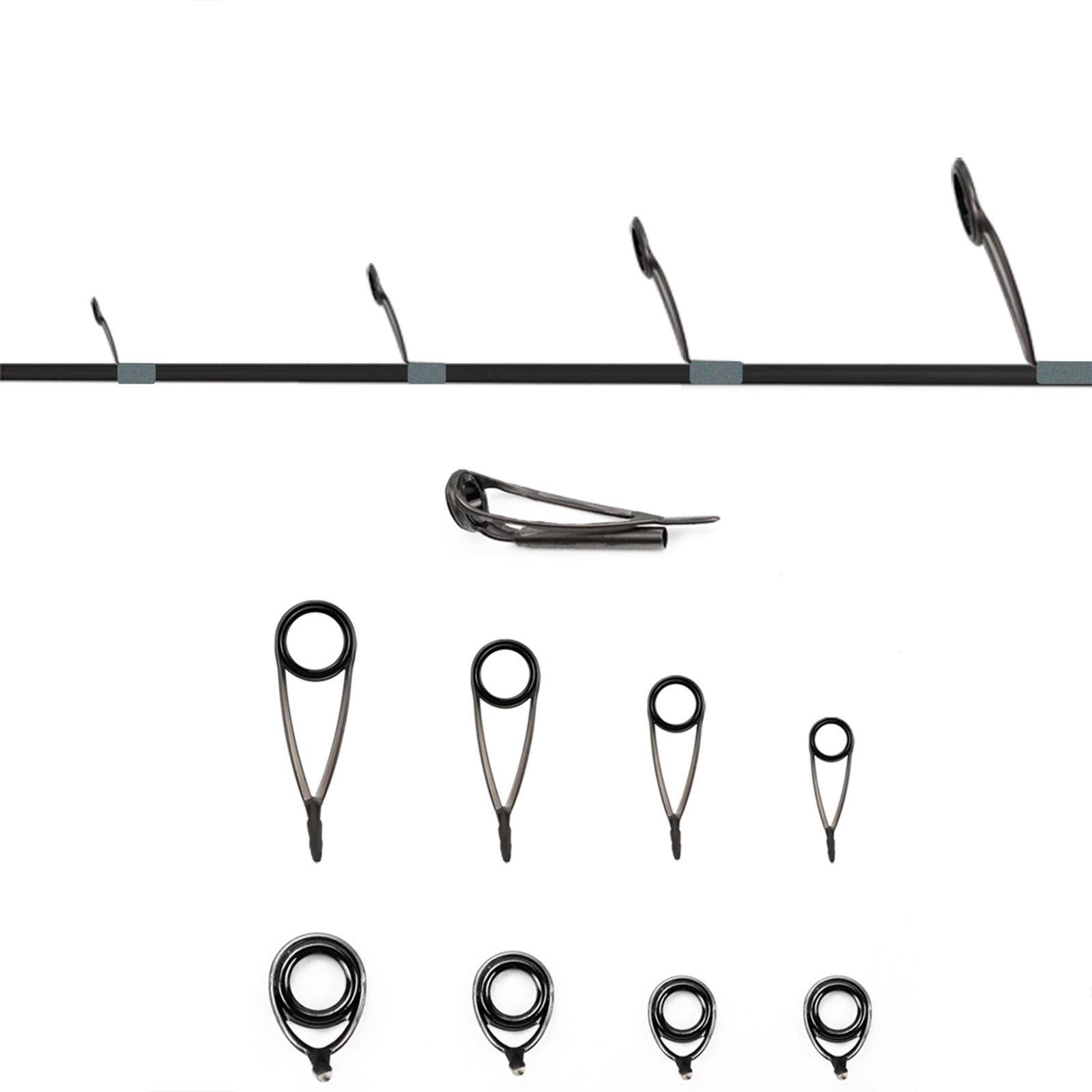 ロッドガイドチップ修理アクセサリー混合サイズ耐久性のある交換 - Fishing Rod Tip Replacement のレビューと価格