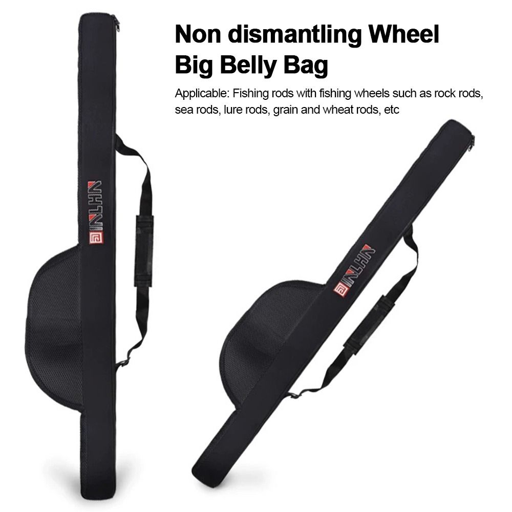 新しいポータブル釣り竿バッグ折りたたみ式118/128cm釣 - Fishing Rod Case のレビューと価格
