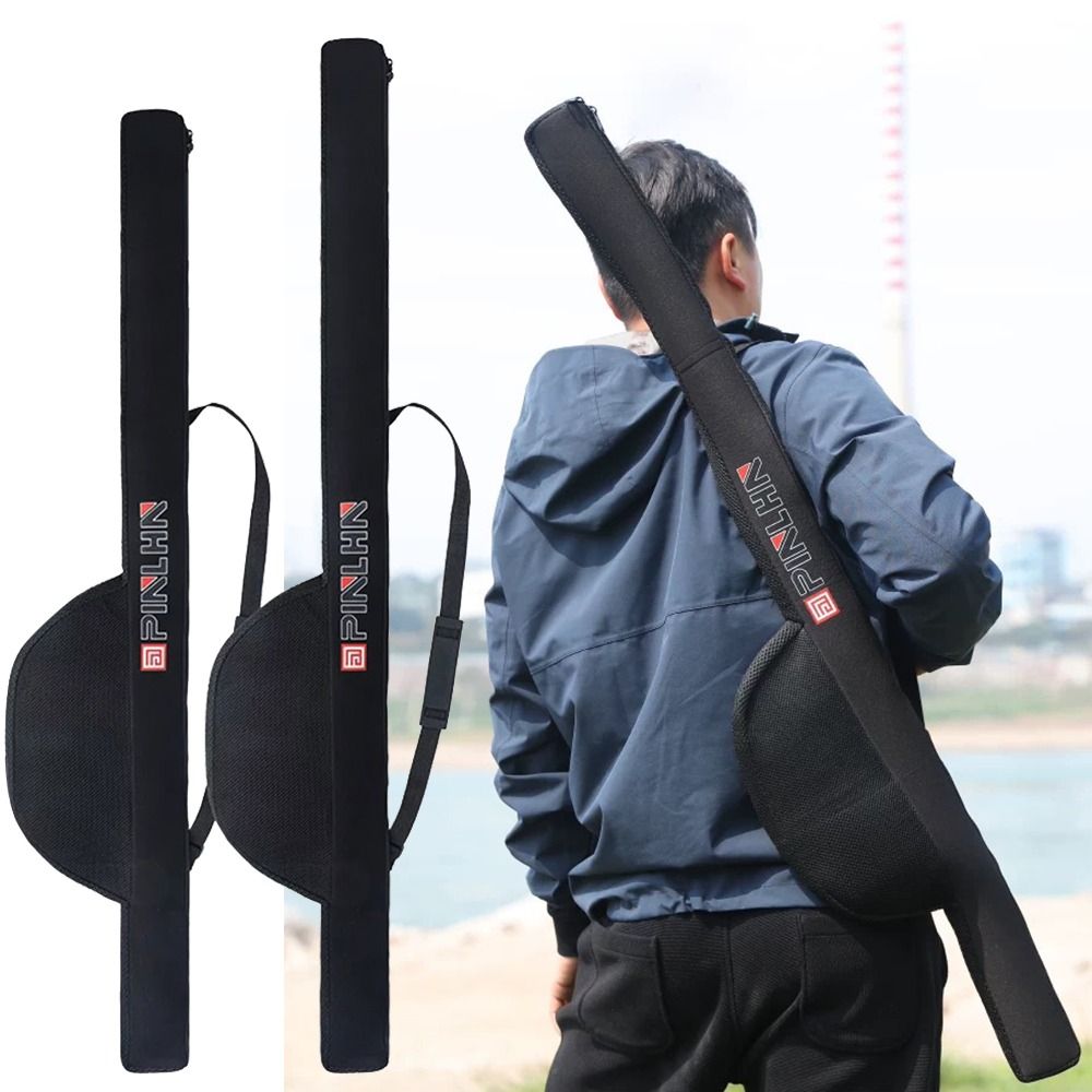 新しいポータブル釣り竿バッグ折りたたみ式118/128cm釣 - Fishing Rod Case のレビューと価格