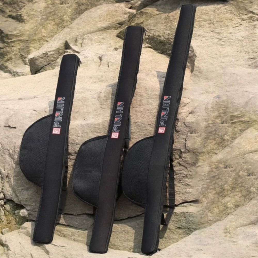 新しいポータブル釣り竿バッグ折りたたみ式118/128cm釣 - Fishing Rod Case のレビューと価格