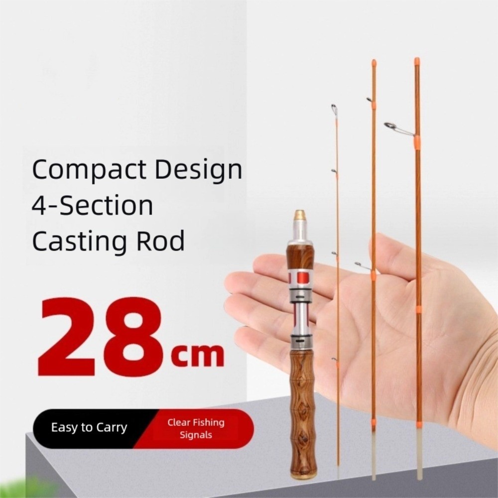 4セクションスピニングフィッシングロッドスピニングULパワー - Fishing Rod Carbon Fiber のレビューと価格