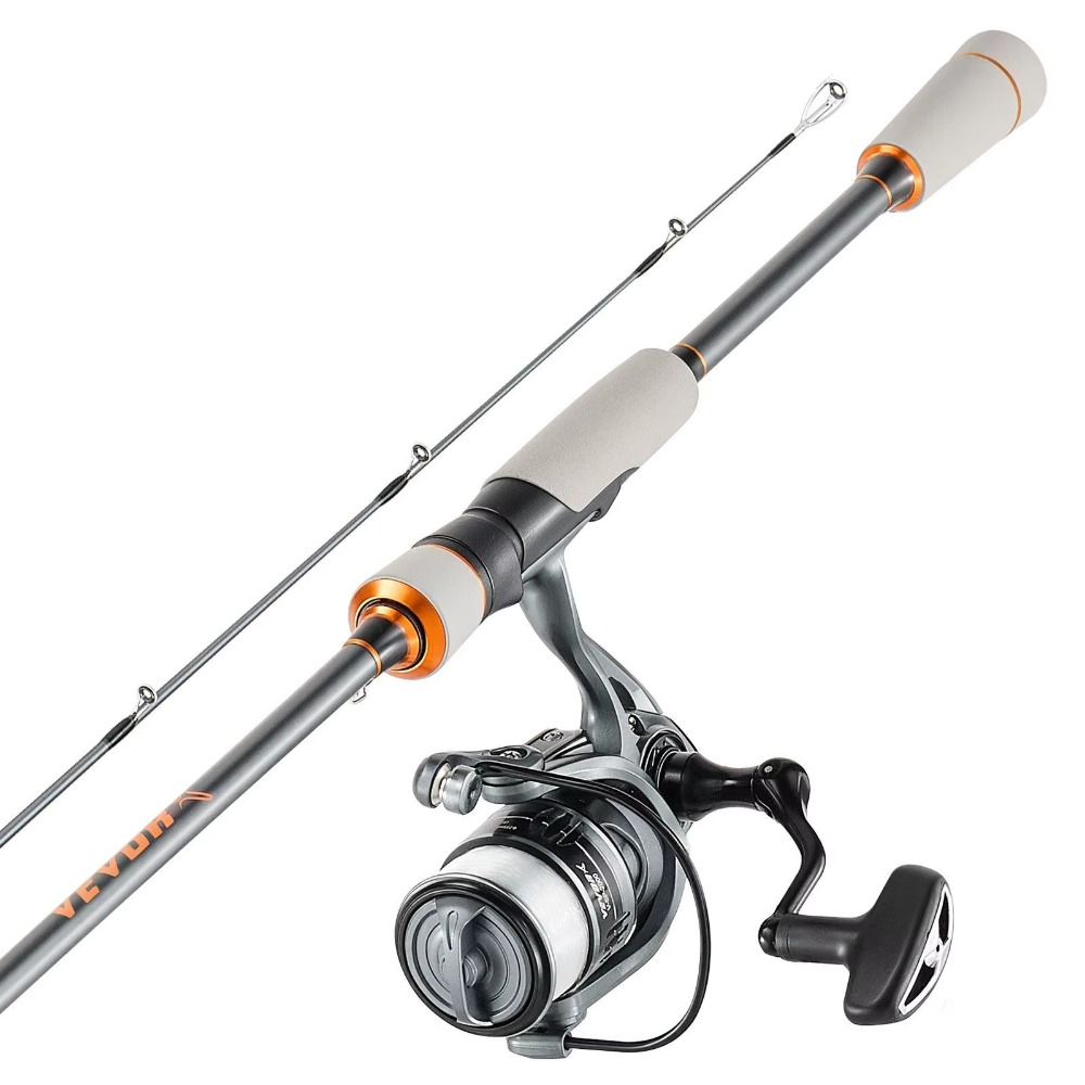 カーボンファイバー製バス釣り竿コンボ 6.5フィート ツーピ - Fishing Rod Carbon Fiber のレビューと価格