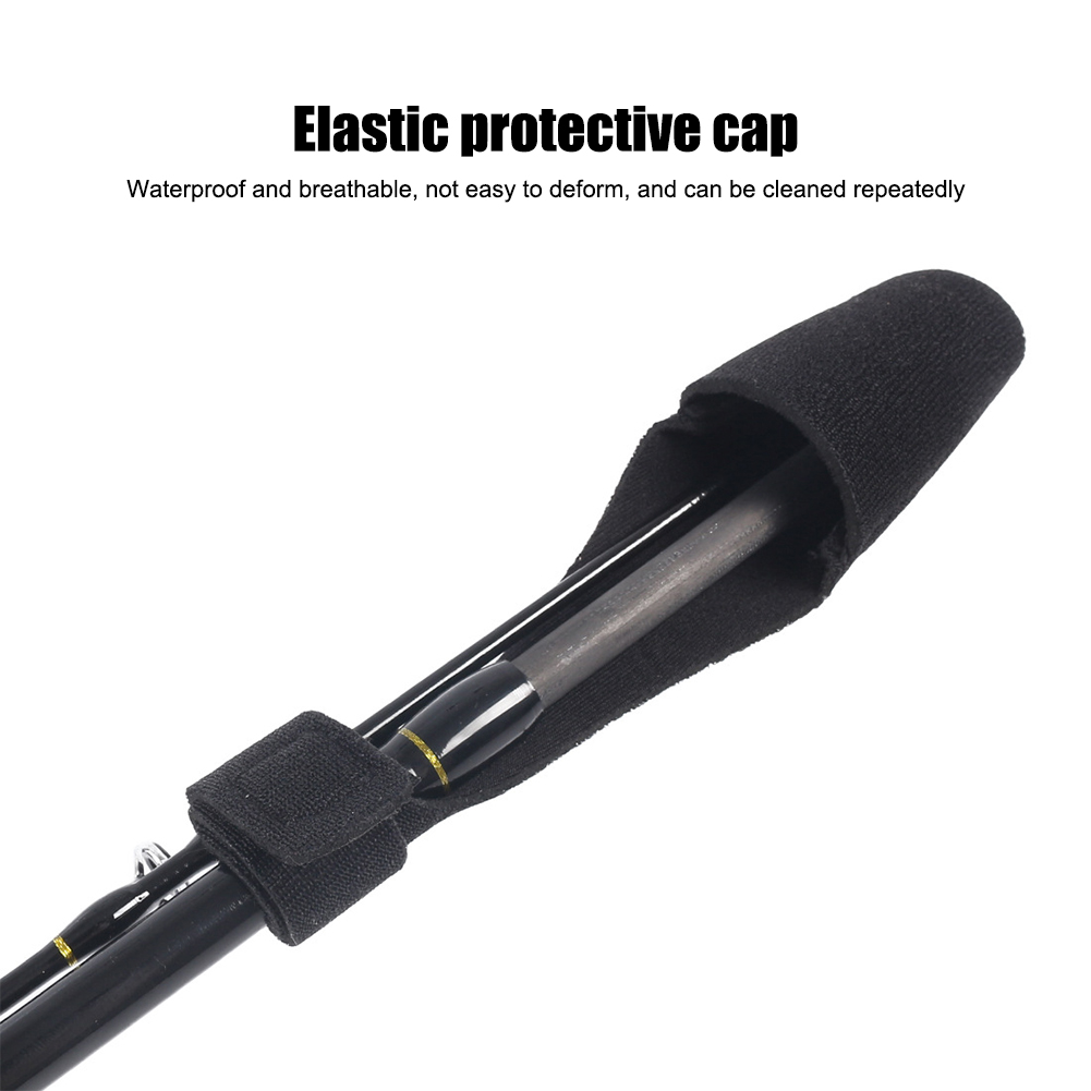 1-5 個釣竿ネクタイ先端カバー高弾性テープ保護スリーブ釣竿 - Fishing Rod Case のレビューと価格