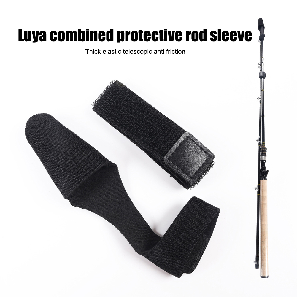 1-5 個釣竿ネクタイ先端カバー高弾性テープ保護スリーブ釣竿 - Fishing Rod Case のレビューと価格