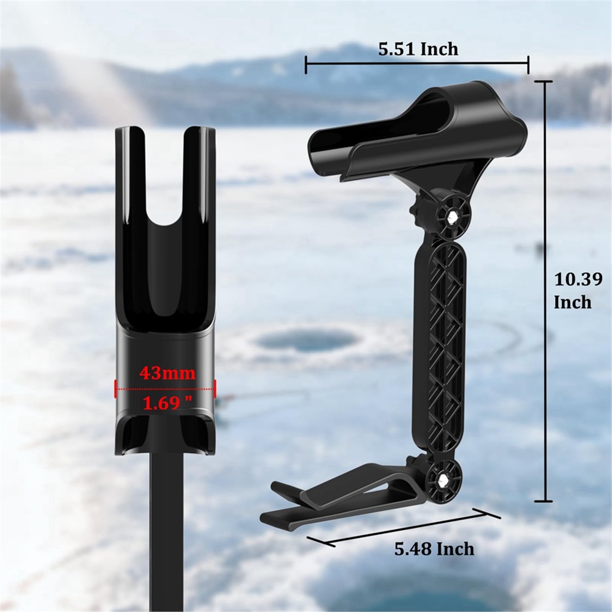 POPULAR-2個入り調整可能なバケットロッドホルダー、ア - Fishing Rod Holder のレビューと価格