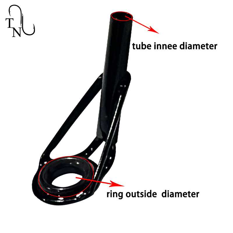 Fuji-釣り修理キット,魚の交換用アクセサリー,明るい黒の - Fishing Rod Tip Replacement のレビューと価格