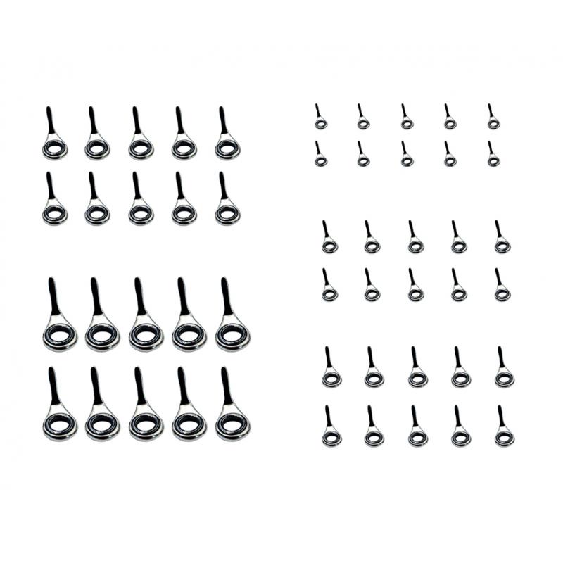 伸縮式釣り竿ガイド10個セット 釣り糸ガイドアイセット チッ - Fishing Rod Tip Replacement のレビューと価格
