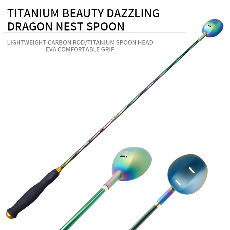 ZYZHE ベイトスローワー チタン製スプーンヘッド カーボ - Fishing Rod Carbon Fiber のレビューと価格