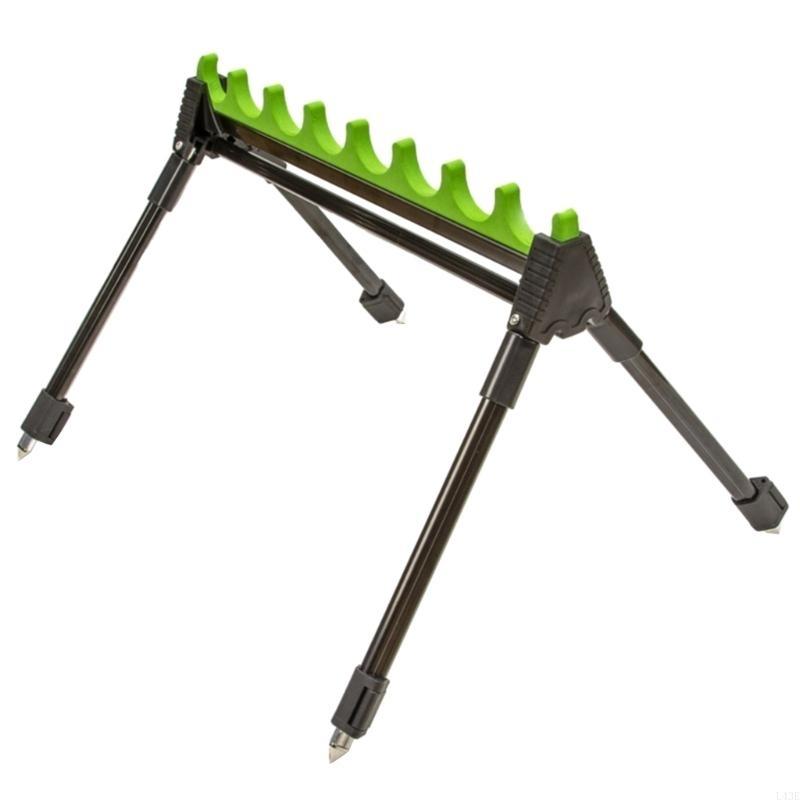 3/5/6 穴釣竿ホルダーブラケット伸縮調整可能なアースプラ - Fishing Rod Rack のレビューと価格