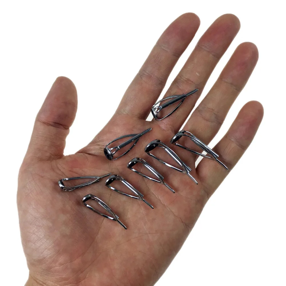 40 個釣り竿先端修理キットステンレス鋼ガイドセラミックリン - Fishing Rod Tip Replacement のレビューと価格