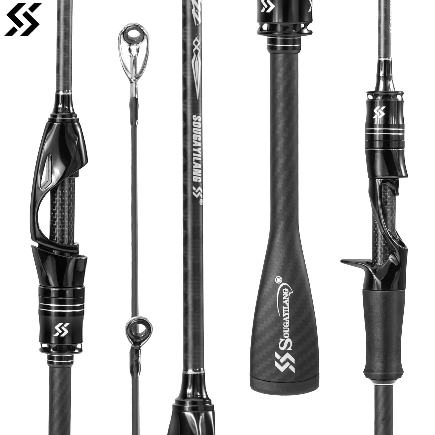 Sougayilang フルカーボン釣り竿 ソリッドセンシテ - Fishing Rod Guide Replacement のレビューと価格