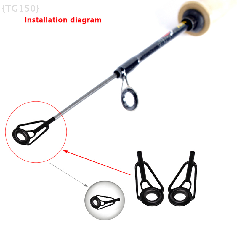 【F2-TG150】ステンレス鋼製釣り竿先端ガイド（磁器リン - Fishing Rod Repair Kit のレビューと価格