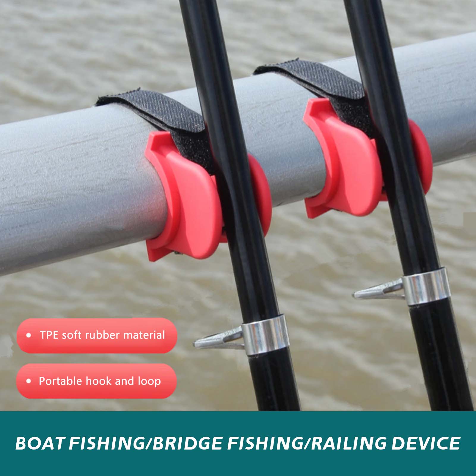 U字型ボート釣り竿ホルダー、頑丈な構造、TPE釣り餌キーパー - Fishing Rod Boat のレビューと価格