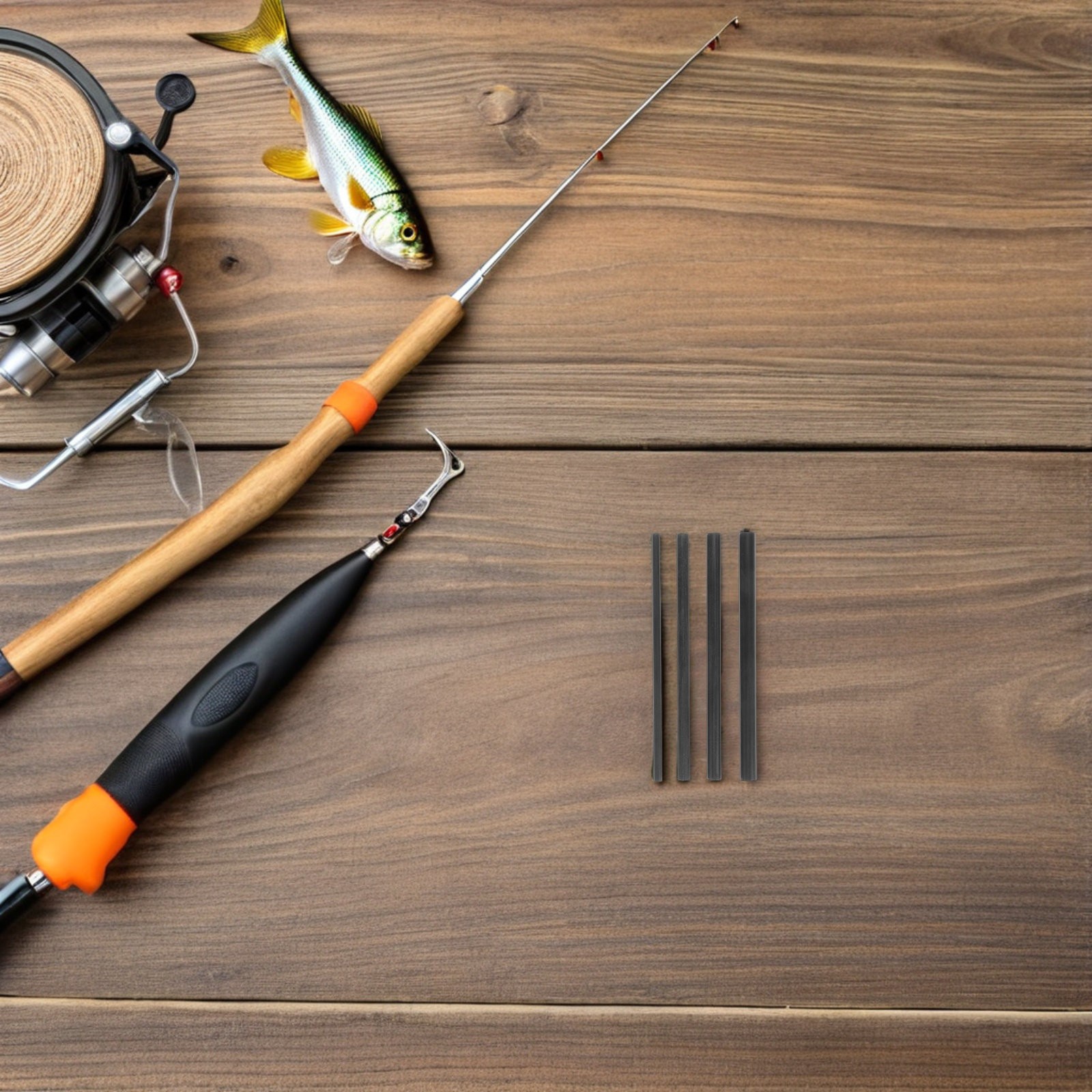8個入りプロ仕様釣り竿修理キット カーボンファイバーポール先 - Fishing Rod Tip Replacement のレビューと価格