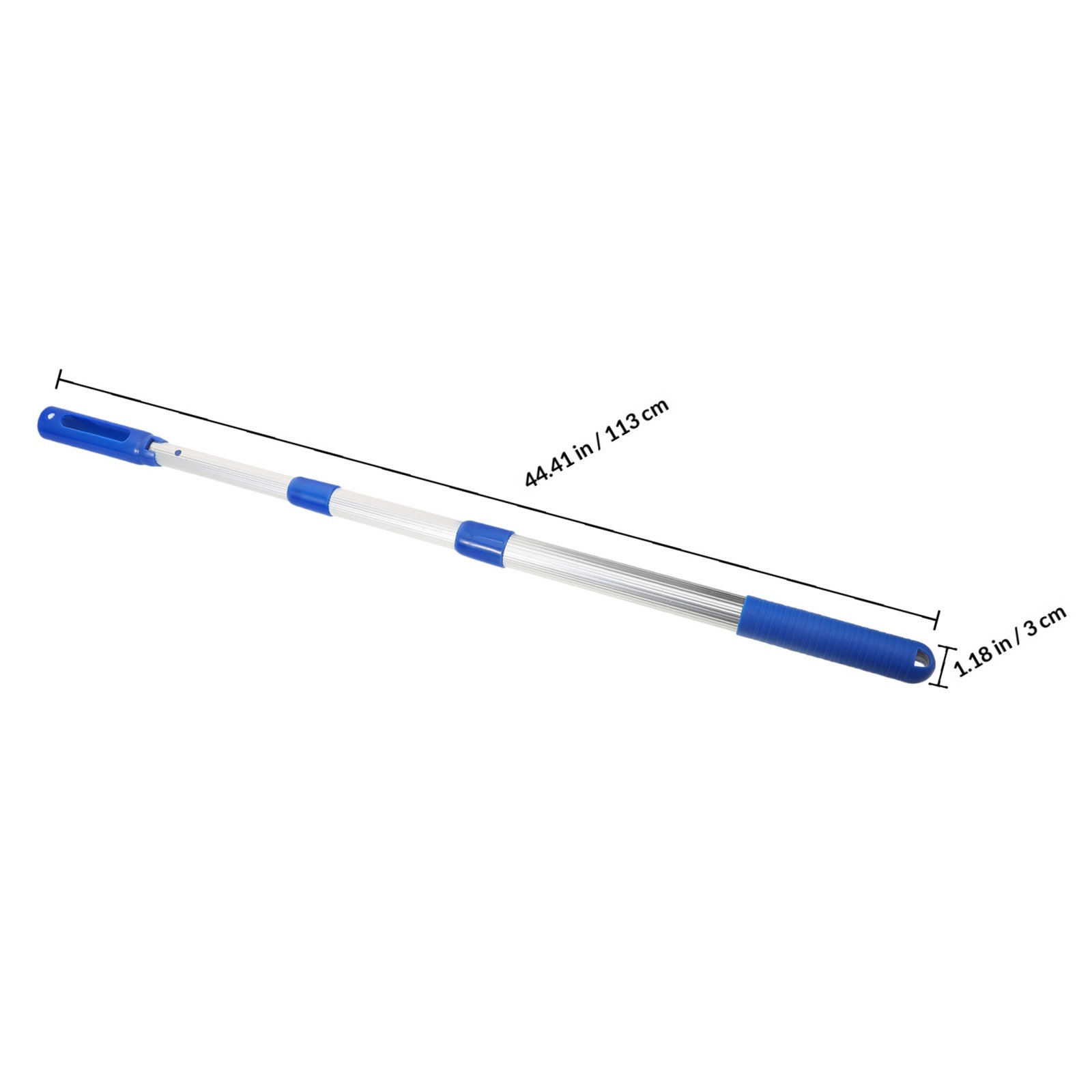 伸縮式プール清掃ポール強化アルミニウムプラスチックスキマーネ - Fishing Rod Telescopic のレビューと価格
