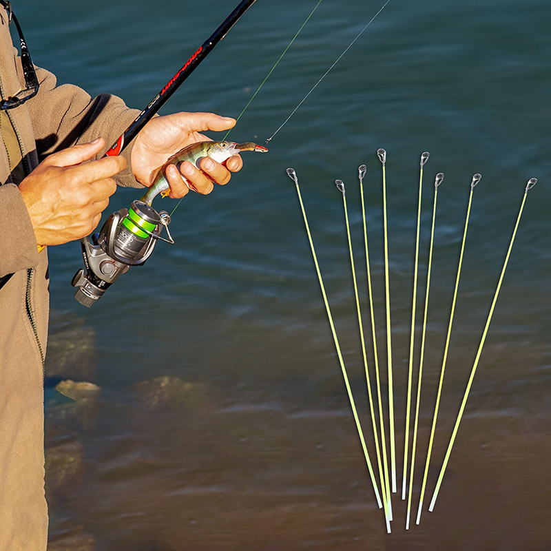 5 個 42 センチメートルボート/ラフトロッドチップスペア - Fishing Rod Tip Replacement のレビューと価格