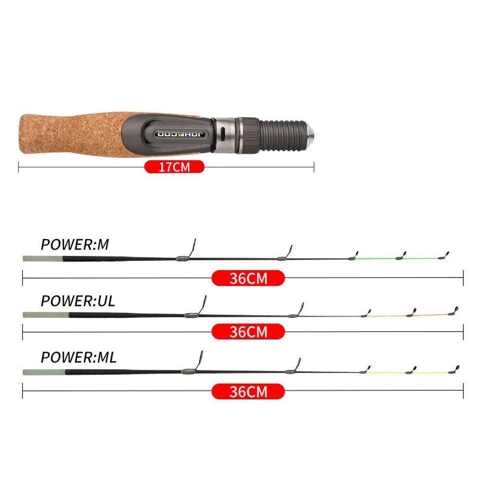 コルクハンドル付きアイスフィッシングロッド,ソフトチップ,フ - Fishing Rod Ice のレビューと価格