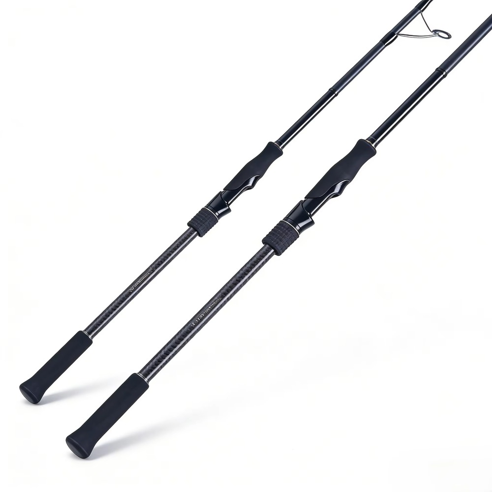 カーボンファイバー高強度ショアジギングルアーロッド バスオー - Fishing Rod Carbon Fiber のレビューと価格