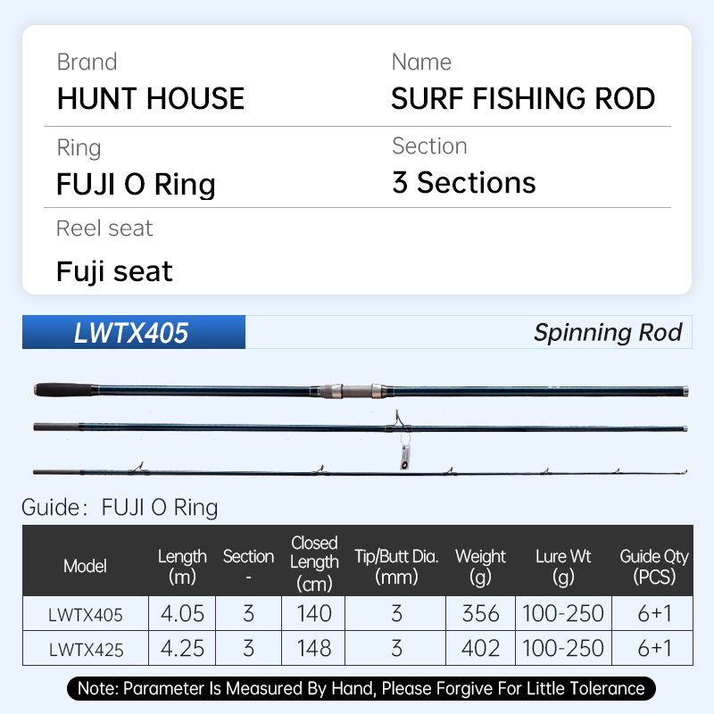 ハンツハウス サーフゲイザー スピニングフィッシングロッド  - Fishing Rod Surf のレビューと価格