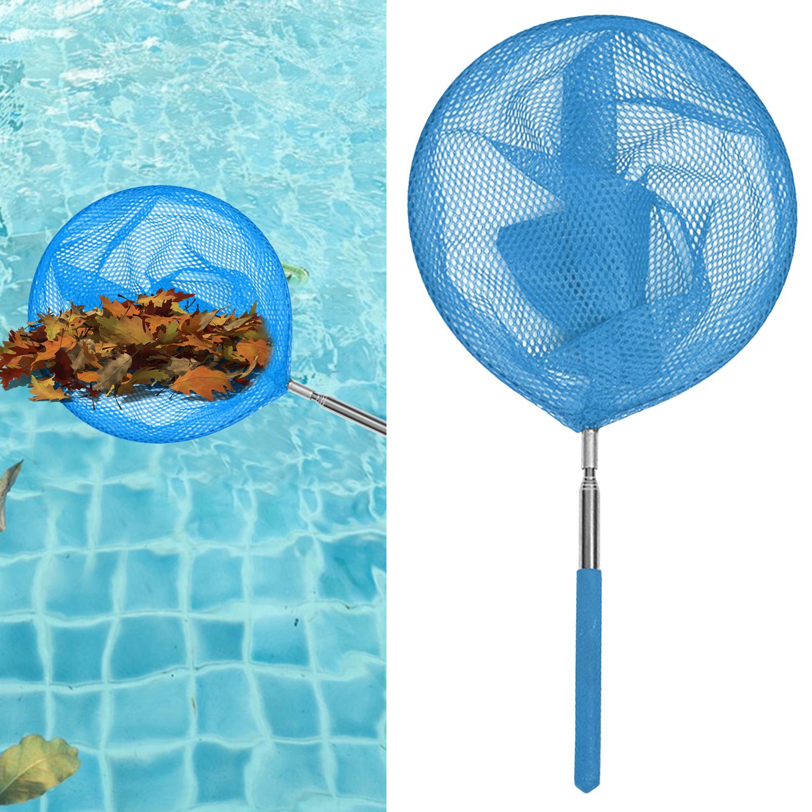 プールスキマーネット伸縮ポール付きステンレス鋼釣りネット子供 - Fishing Rod Telescopic のレビューと価格